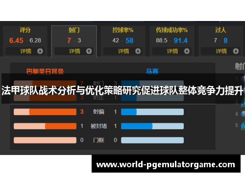 法甲球队战术分析与优化策略研究促进球队整体竞争力提升