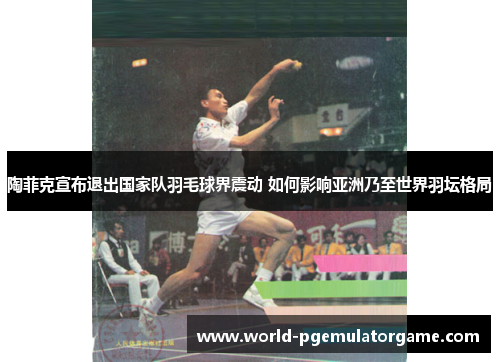 陶菲克宣布退出国家队羽毛球界震动 如何影响亚洲乃至世界羽坛格局